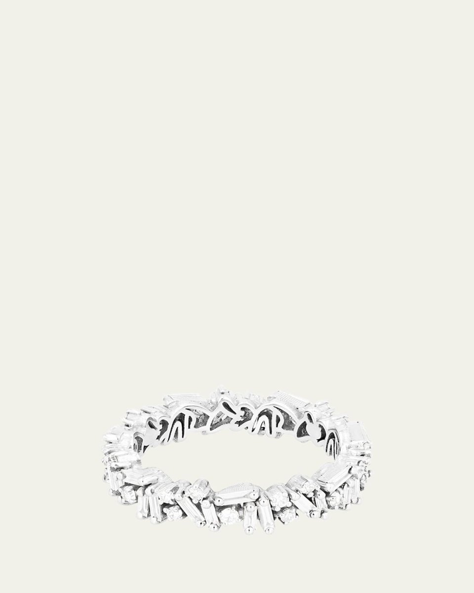 18k Diamond Icon Eternity Ring Size 4.5-8